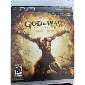 God of War Ascension PlayStation 3) PS3 With Two Inserts No Manual no scratches‎